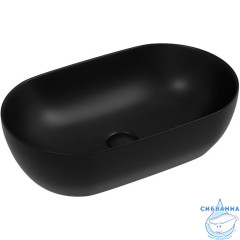  Раковина на столешницу 50 см Ceramicanova Twist CN12001MB (черный матовый)