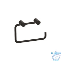 Держатель для туалетной бумаги без крышки, сплав металлов, Petite, черный матовый, IDDIS, PETBL00i43