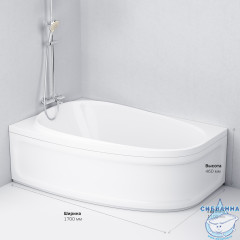 Ванна акриловая 170х110 см AM.PM Like W80A-170L110W-A