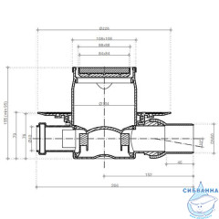 Дренажный трап для душа Pestan Confluo Standard 13000090