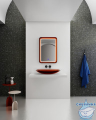 Зеркало ABBER Kristall AT6701Opal с подсветкой