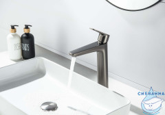 Смеситель для раковины Aquatek Бетта AQ1104BGM (оружейная сталь)