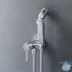 Встраиваемый смеситель с гигиеническим душем Damixa Option 211000000 (хром)