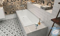 Акриловая ванна Roca Elba 170x75 с каркасом