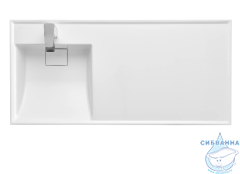 Раковина на стиральную машину Aqvaton Лондри 105x50 1A72833KLH01L левая