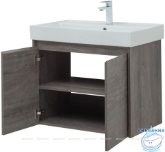 Тумба Aquanet Nova Lite 75 с раковиной Латина 75 дуб рошелье