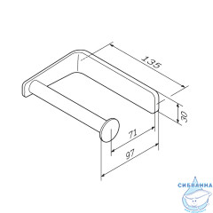 Держатель для туалетной бумаги Am.Pm Inspire V2.0 A50A34122