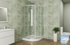 Душевое ограждение Encanto Stella 100x100 см профиль хром, стекло прозрачное ES100.1200A (без поддона)