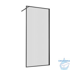 Walk-in Vincea Walk In HS 120 профиль черный, стекло рифленое VSW-1HP120FLB
