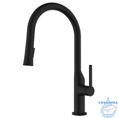 Смеситель для кухни Azario Vincente AZ-VPV569064PA (черный матовый)