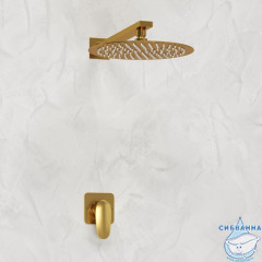 Душевая система Wasserkraft 250 1 режим A3651.180.259 (золото матовое)