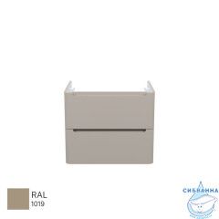 Тумба подвесная, 60 см, капучино, Edifice, IDDIS, EDI60C0i95  подходит умыв. 0106000i28