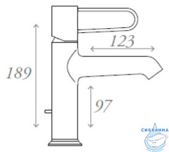 Смеситель для раковины Jacob Delafon Odeon Rive Gauche E21028-CPR-CP (с донным клапаном) (хром/медь)