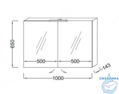 Шкаф-зеркало Jacob Delafon Rythmik 100 белый EB1365-G1C