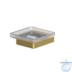 Мыльница подвесная WHITECROSS Cubo CU2420GLB (брашированное золото)