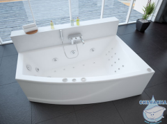 Акриловая ванна Aquatek Оракул R 180х125 с каркасом