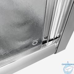 Душевое ограждение Vincea Гарда 90x80 профиль хром, стекло шиншилла VSR-1G8090CH