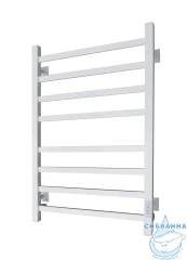 Полотенцесушитель электрический Санприз Контур П8 50х80 (белый матовый) (подключение универсальное)