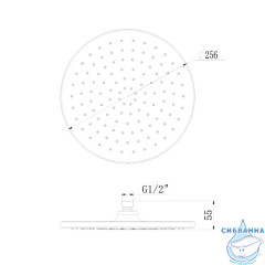 Верхний душ Lemark LM8132C 26 см