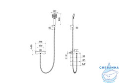 Смеситель для ванны Aquatek Европа AQ1349CR (хром)