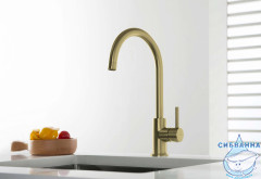 Смеситель для кухни Aquatek Европа AQ1382BG (золото шлифованное)