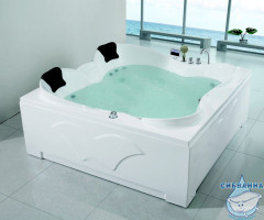 Акриловая ванна Gemy G9089 K L 187х187 с гидромассажем