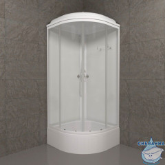 Душевая кабина Тритон Ультра В 90x90 профиль белый, стекло прозрачное Щ0000061849