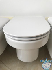 Унитаз подвесной безободковый Jacob Delafon Elite с сиденьем ультратонким Soft Close (микролифт) EDX112-00