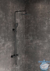 Душевая система Ravak 10° 250 1 режим X070160 (черный матовый)