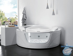 Акриовая ванна Gemy G9247 K 165х165 с гидромассажем