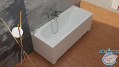 Акриловая ванна Ravak Septima 150x70 с ножками