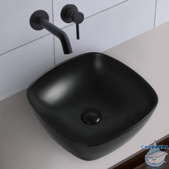  Раковина на столешницу 40 см Aquanet Trend 273684 (черный)