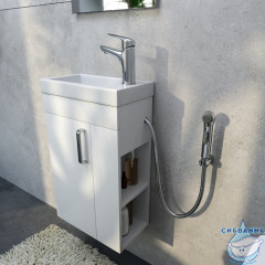 Смеситель для раковины Iddis Torr с гигиеническим душем TORSB00i08 (без донного клапана)