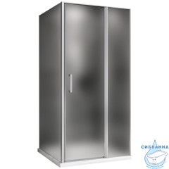 Душевое ограждение ABBER Sonnenstrand AG04110MS-S75M 110x75 профиль хром, стекло  матовое (без поддона)