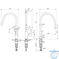 Смеситель для кухни Ideal Standard Gusto BD408AA (хром)