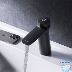 Смеситель для раковины AM.PM Inspire V2.0 TouchReel F50A02522 (черный матовый)