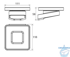 Держатель с мыльницей Ravak 10° X07P354