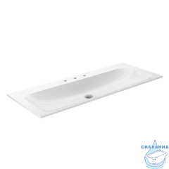 Тумба Keuco Stageline 120 с раковиной и смесителем Keuco 120 кашемир