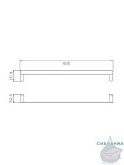 Полотенцедержатель Raglo R300.01.06 (черный матовый)