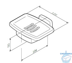 Мыльница Am.Pm Gem A9034200