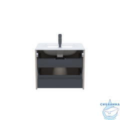 Тумба с умывальником, подвесная, 60 см, капучино, Edifice, IDDIS, EDI60C0i95K  подходит умыв. 0106000i28