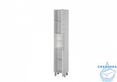 Шкаф-пенал Aquanet Доминика 35 белый