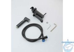 Встраиваемый смеситель с гигиеническим душем Aquatek Ника AQ1819MB (черный матовый )