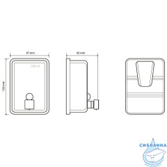 Дозатор для жидкого мыла Bemeta Hotel 105109025