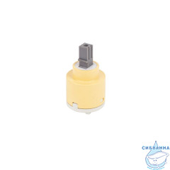 Картридж для смесителя, керамика, 35 мм, без ножек, смещенный угол поворота, IDDIS, 999C35D6SM