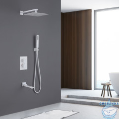 Душевая система Abber Daheim 250 1 режим AF8250W (белый матовый)