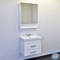 Тумба Comforty Никосия 60 белый глянец с раковиной Comforty 60 00-00011161