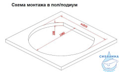 Акриовая ванна Gemy G9053 O 185х162 с гидромассажем