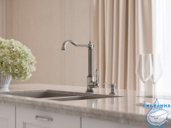 Смеситель для кухни Omoikiri Toshima-SI античное серебро