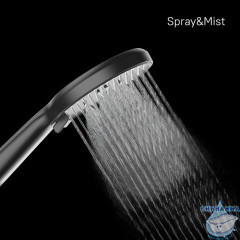 Лейка для душа, черная матовая, 3F, Ideal Spa, Milardo, ILS3FBRM18